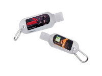 2 Oz. Hand Sanitizer Gel with Carabiner