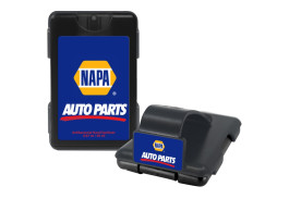 Easy-Reach Auto Visor Clip with Credit Card Sanitizer