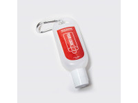 1.5 Oz. 60% Hand Sanitizer Gel Tottle with Carabiner
