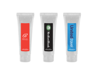 1 Oz. Clear Gel Sanitizer in Crimped Squeeze Tube